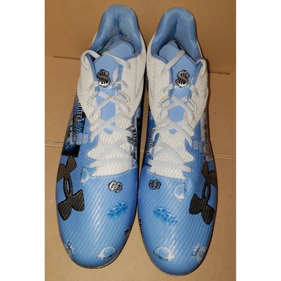 UNDER ARMOUR JACKPOT SAMPLE FOOTBALL CLEATS 3025967-401 MEN\'S SIZE 14 NEW main image 4